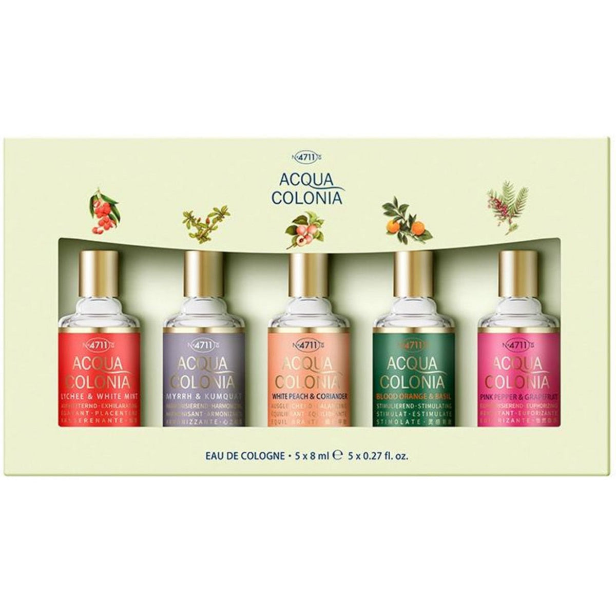 Maurer & Wirtz Maurer & Wirtz 4711 Acqua Colonia Miniatures Gift Set 5 X 8ml - Health & Beauty > Personal Care > Cosmetics > Perfumes & Colognes > Colognes