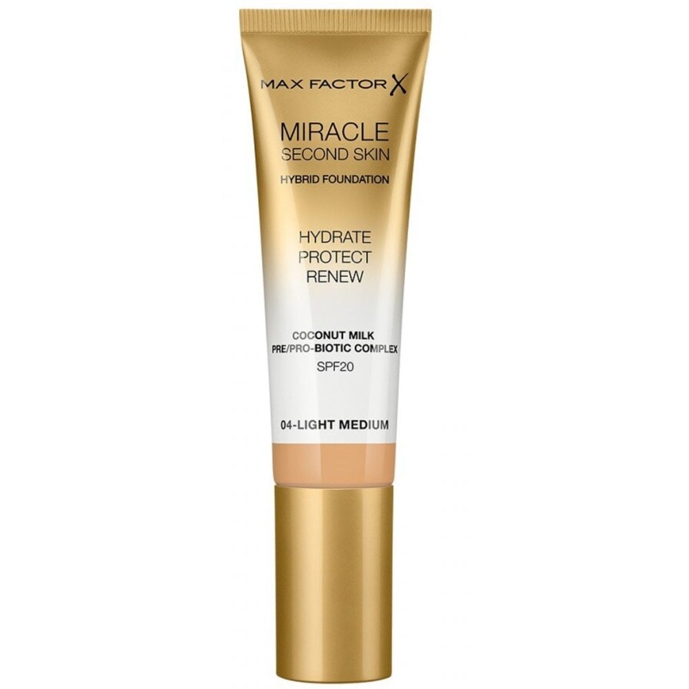 MAX FACTOR Max Factor Miracle Touch Second Skin Foundation SPF20 - 4 Light Medium - Health & Beauty > Personal Care > Cosmetics > Makeup > Face Makeup > Foundations & Concealers
