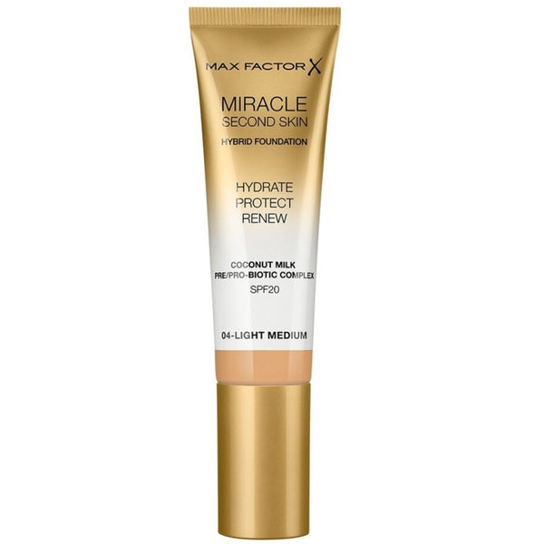 MAX FACTOR Max Factor Miracle Touch Second Skin Foundation SPF20 - 4 Light Medium - Health & Beauty > Personal Care > Cosmetics > Makeup > Face Makeup > Foundations & Concealers