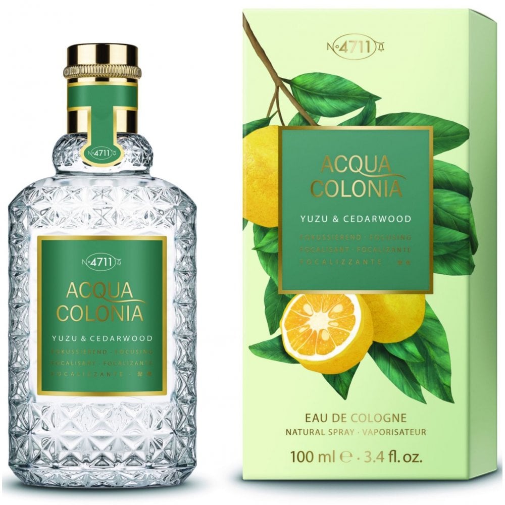 4711 Maurer & Wirtz 4711 Acqua Colonia Yuzu & Cedarwood Eau de Cologne 100ml Spray - Health & Beauty > Personal Care > Cosmetics > Perfumes & Colognes > Colognes