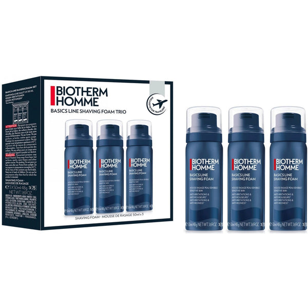 Biotherm Biotherm Homme Gift Set 3 x 50ml Sensitive Shaving Foam - Health & Beauty > Personal Care > Shaving & Grooming > Shaving Creams