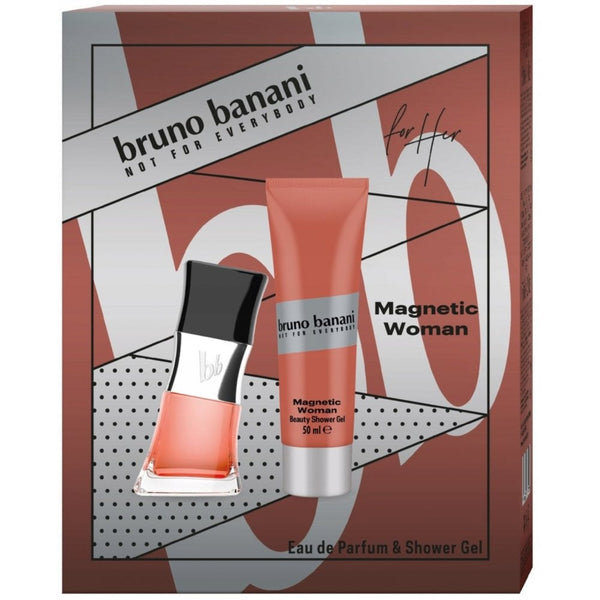 Bruno Banani Bruno Banani Magnetic Woman Gift Set 30ml EDP Spray + 50ml Shower Gel - Health & Beauty > Personal Care > Cosmetics > Bath & Body Gift Sets