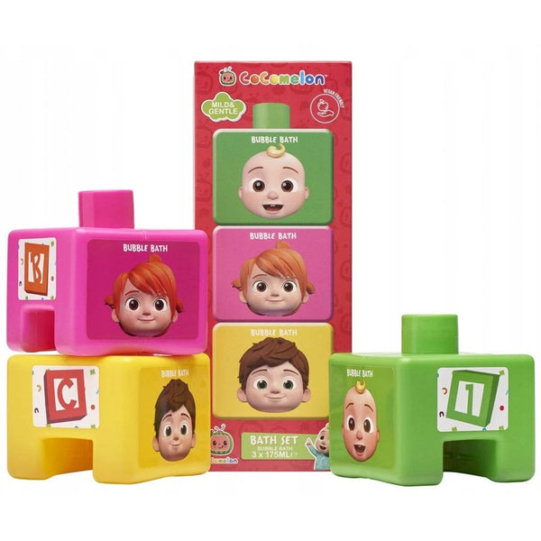 COCOMELON Cocomelon Stackable Bubble Bath 3 x 175ml - Health & Beauty > Personal Care > Cosmetics > Bath & Body > Bath Additives