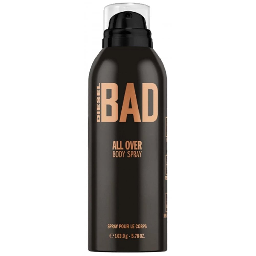 Diesel Diesel Bad All Over Body Spray For Him 200ml - Health & Beauty > Personal Care > Cosmetics > Perfumes & Colognes > Body Mists
