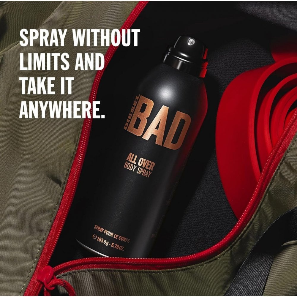 Diesel Diesel Bad All Over Body Spray For Him 200ml - Health & Beauty > Personal Care > Cosmetics > Perfumes & Colognes > Body Mists