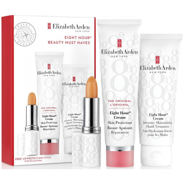 Elizabeth Arden Elizabeth Arden Eight Hour Cream Gift Set 50ml Cream + 75ml Hand Treatment + 3.7g Protecting Lip Stick SPF15 - Health & Beauty > Personal Care > Cosmetics > Cosmetic Sets