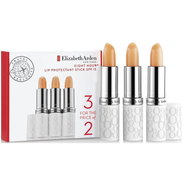 Elizabeth Arden Elizabeth Arden Eight Hour Cream Lip Protectant SPF15 Gift Set 3 x 3.7ml - Health & Beauty > Personal Care > Cosmetics > Skin Care > Lip Balms & Treatments > Lip Balms