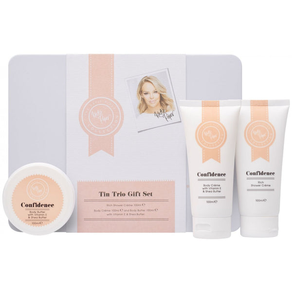 Katie Piper Katie Price Confidence Tin Trio Gift Set 100ml Rich Shower Gel + 100ml Body Cream + 100ml Body Butter - Health & Beauty > Personal Care > Cosmetics > Bath & Body Gift Sets