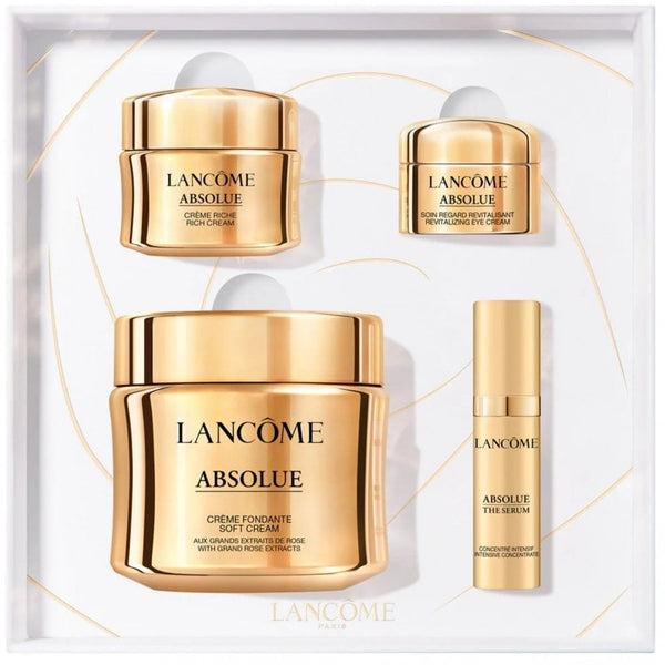 Lancome Lancome Absolue Gift Set 60ml Absolue Soft Cream + 15ml Absolue Rich Cream + 5ml Absolue Revitalising Eye Cream + 5ml The Serum - Health & Beauty > Personal Care > Cosmetics > Cosmetic Sets
