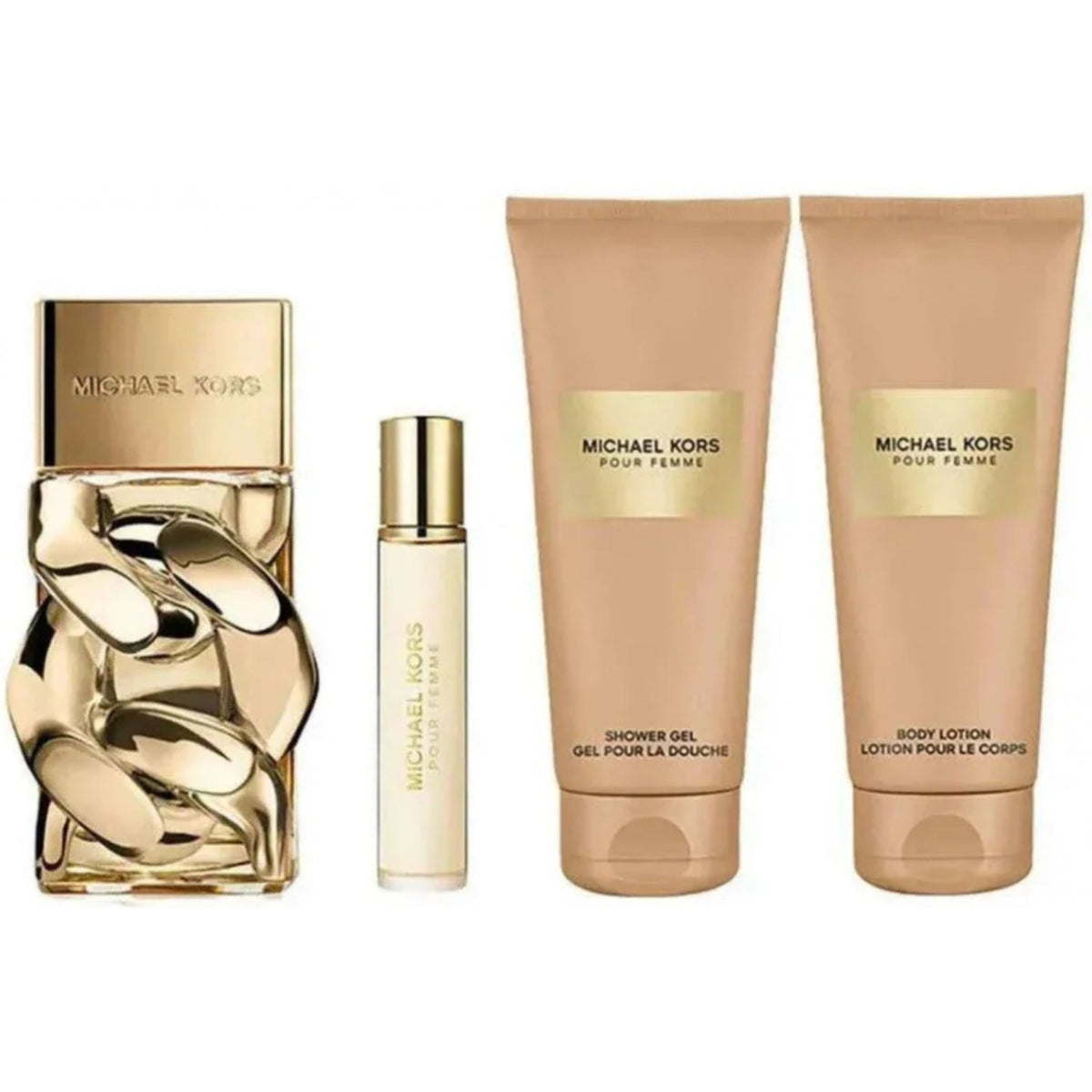 Michael Kors Michael Kors Pour Femme Gift Set 100ml EDP + 100ml Body Lotion + 100ml Shower Gel + 10ml EDP - Health & Beauty > Personal Care > Cosmetics > Bath & Body Gift Sets