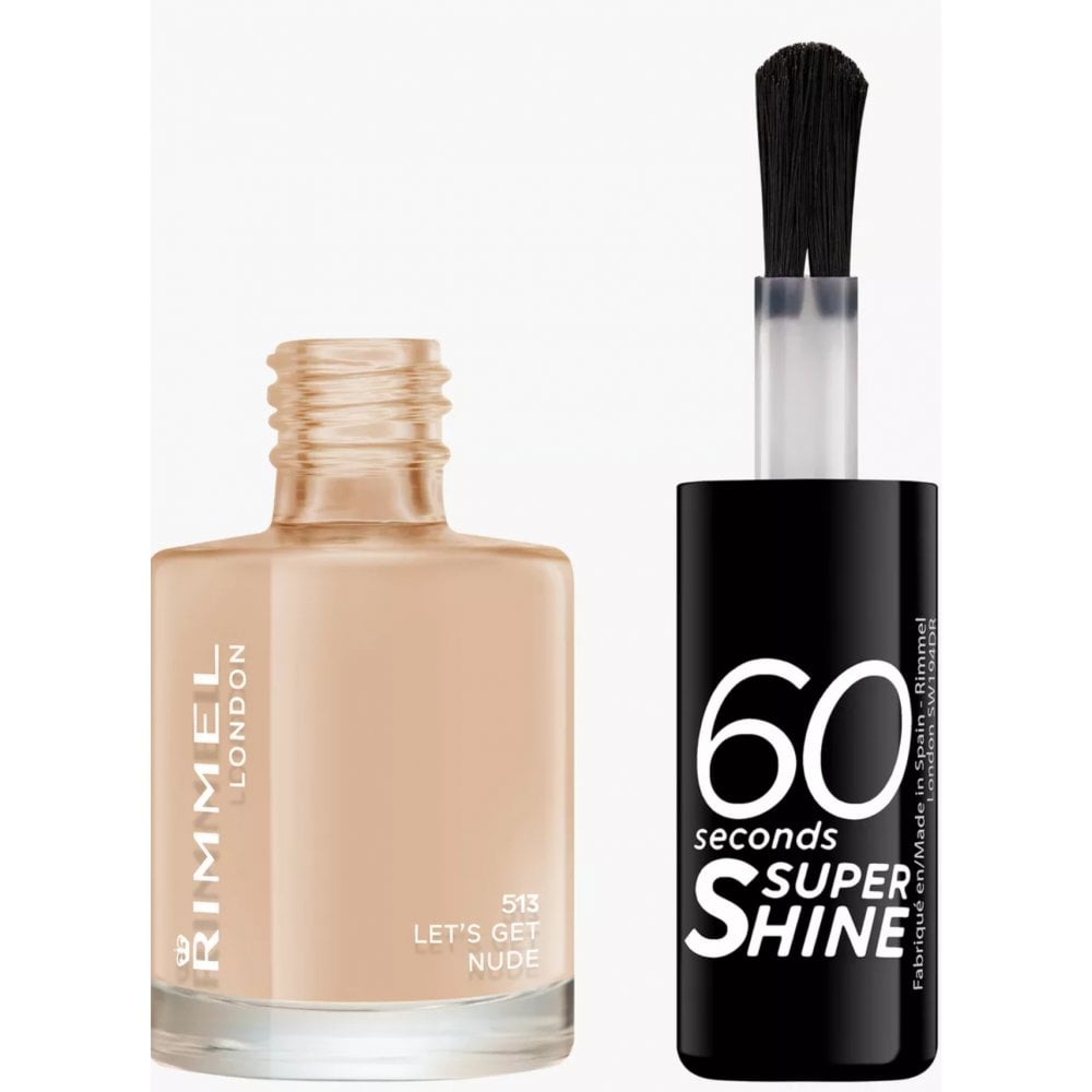 Rimmel Rimmel London Super Shine 60 Seconds Nail Polish - 513 LetÃ¢â‚¬â„¢s Get Nude - Health & Beauty > Personal Care > Cosmetics > Nail Care > Nail Polishes