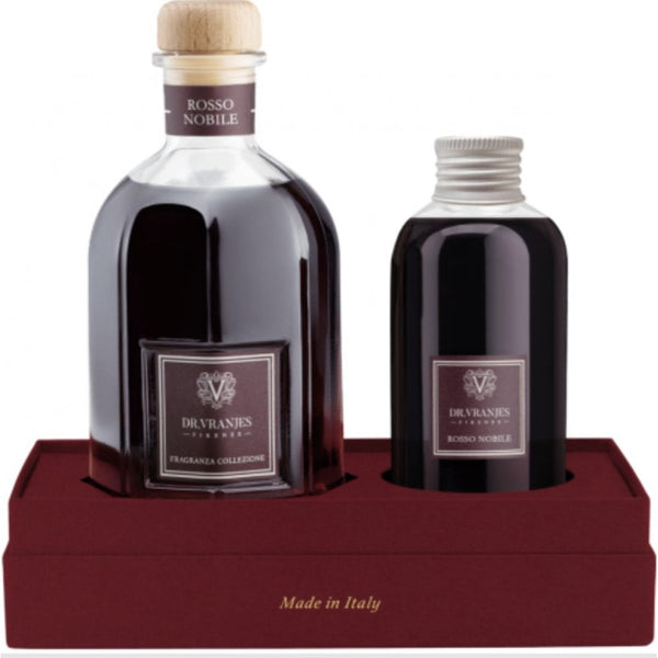 Dr. Vranjes Firenze Dr. Vranjes Firenze Rosso Nobile Gift Set Diffuser 250ml + Diffuser Refill 150ml - Home & Garden > Decor > Home Fragrances > Reed Diffusers