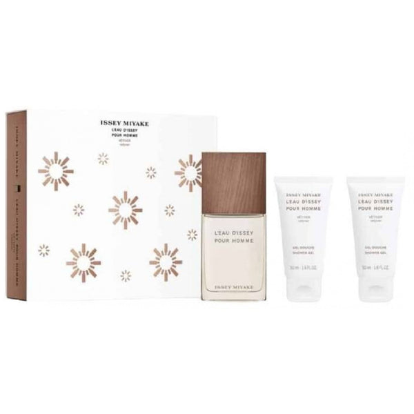 Issey Miyake Issey Miyake L'eau D'issey Pour Homme VÃ©tiver Gift Set 50ml EDT Spray + Shower Gel 2 x 50ml - Health & Beauty > Personal Care > Cosmetics > Bath & Body Gift Sets