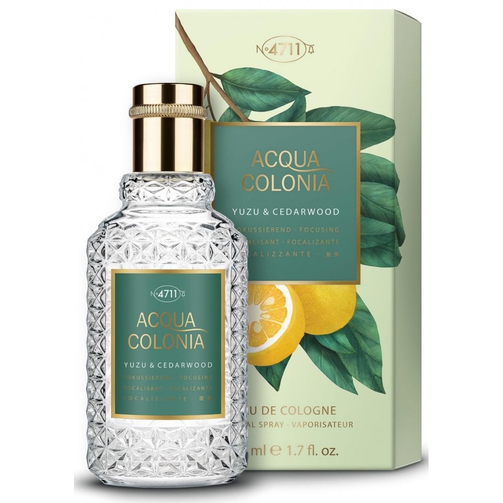 Maurer & Wirtz 4711 Acqua Colonia Yuzu & Cedarwood Eau de Cologne 50ml Spray