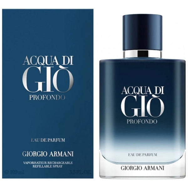 Armani acqua di gio pour homme profondo EDP refillable spray 100ml