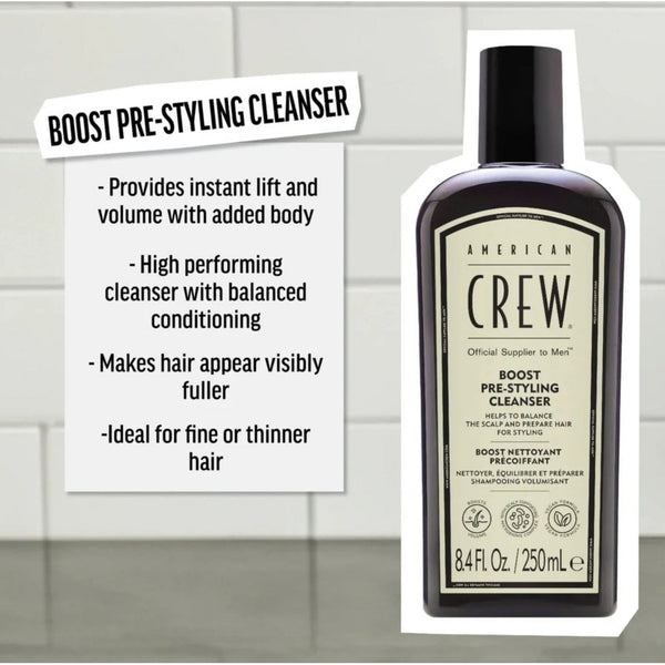American Crew Boost Pre-Styler Shampoo 250ml