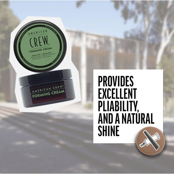 American Crew Forming Cream With Medium Hold And Shine 85g