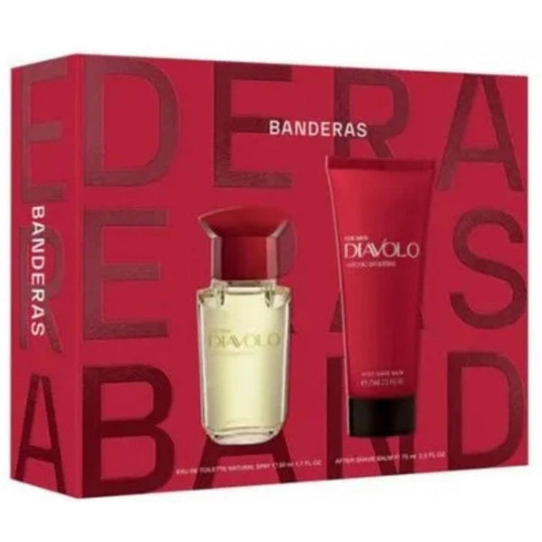 Antonio Banderas Diavolo Gift Set 50ml EDT Spray + 75ml Aftershave