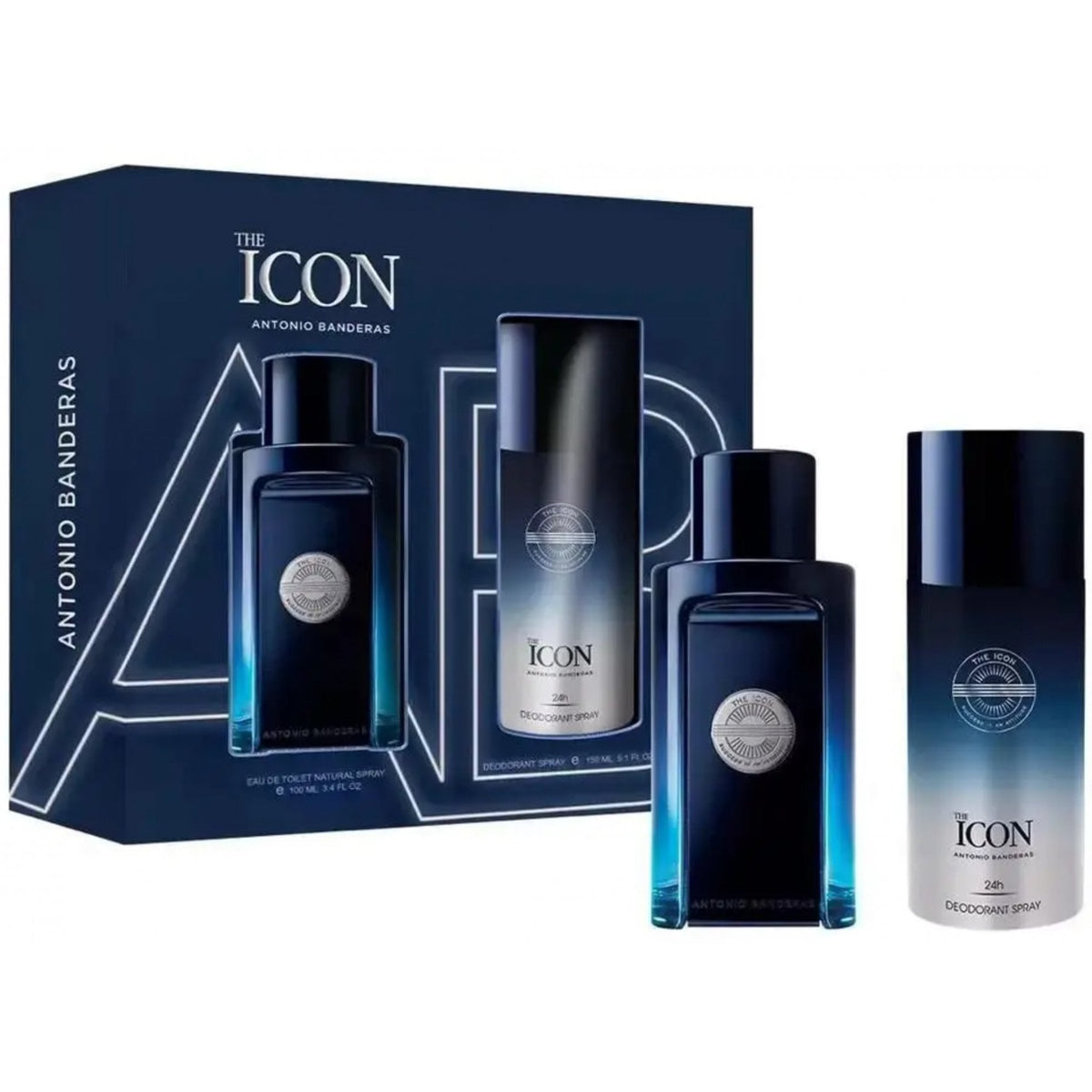 Antonio Banderas The Icon Giftset EDT Spray 100ml + Deo Spray 150ml