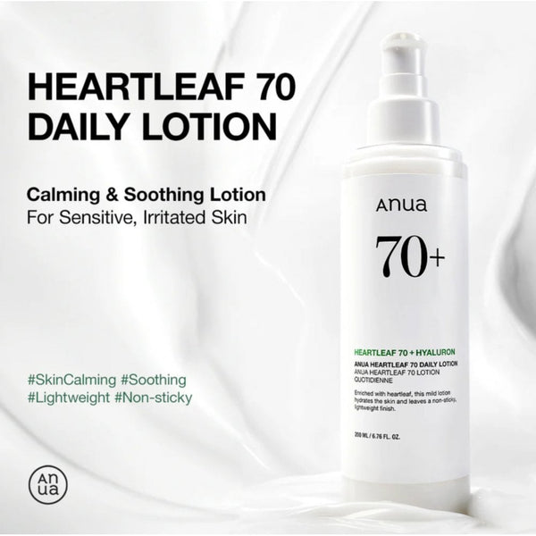 Anua Heartleaf 70+ 200ml Daily Lotion