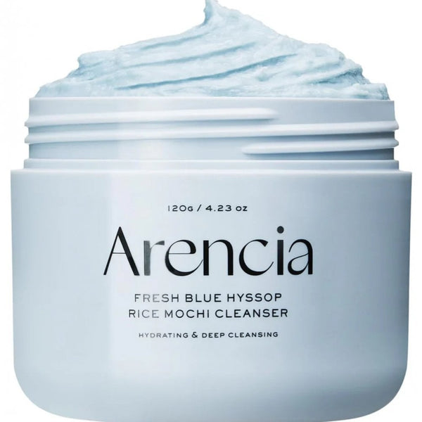 Arencia Fresh Blue Hyssop Mochi Cleanser 120g
