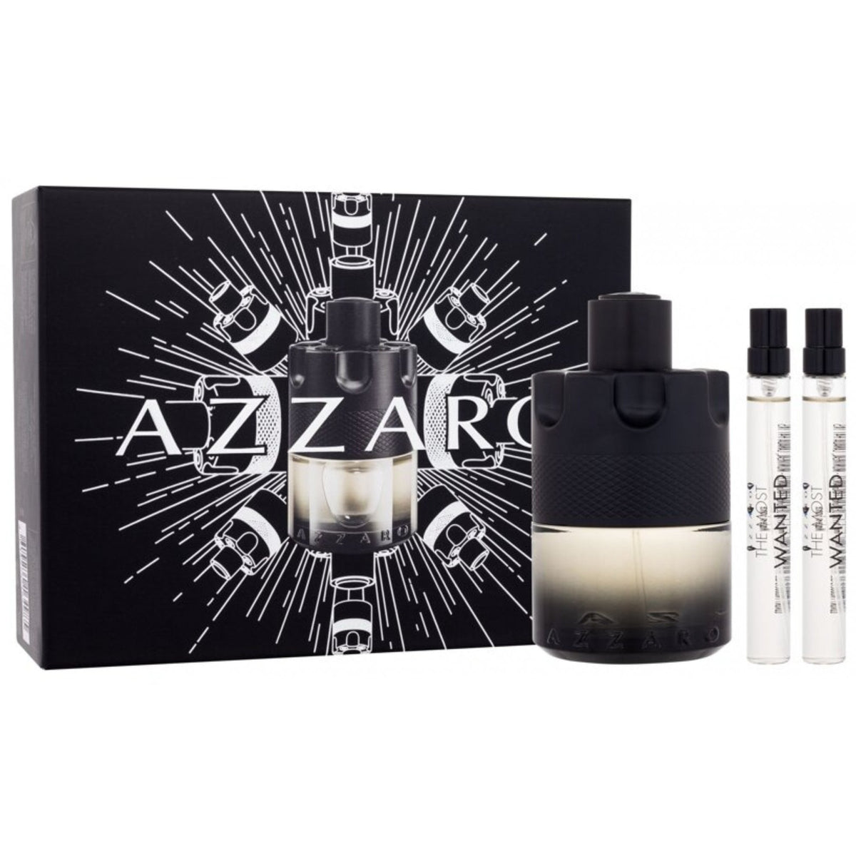 Azzaro The Most Wanted 3 Piece Gift Set: EDT 100ml - EDT 10ml - EDT 10ml