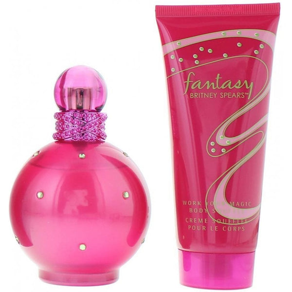 Britney Spears Fantasy Gift Set EDP 100ml + Body Souffle 100ml