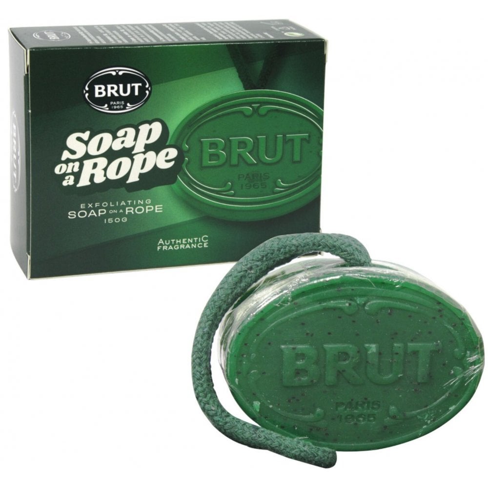 Brut Soap On A Rope Exfoliating 150g Soap