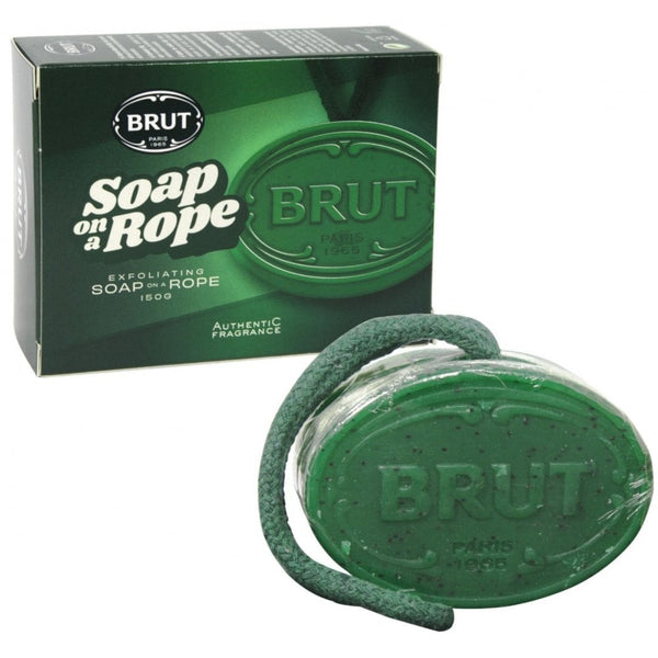Brut Soap On A Rope Exfoliating 150g Soap
