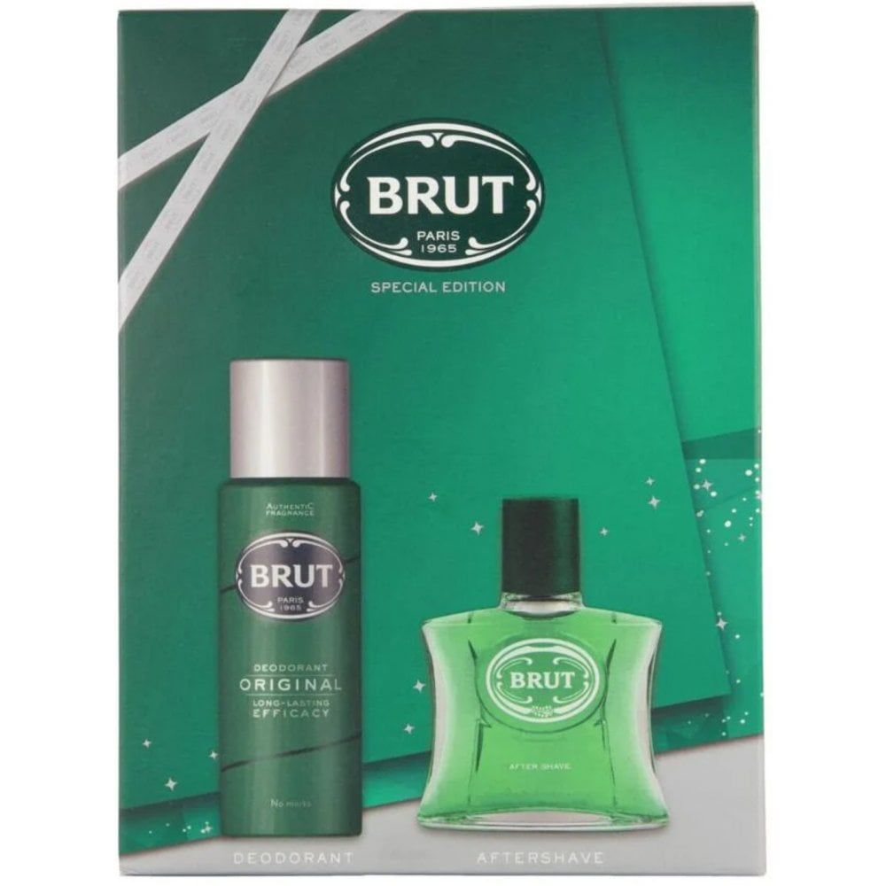 Brut Original Gift Set Aftershave 100ml - Deodorant Spray 200ml