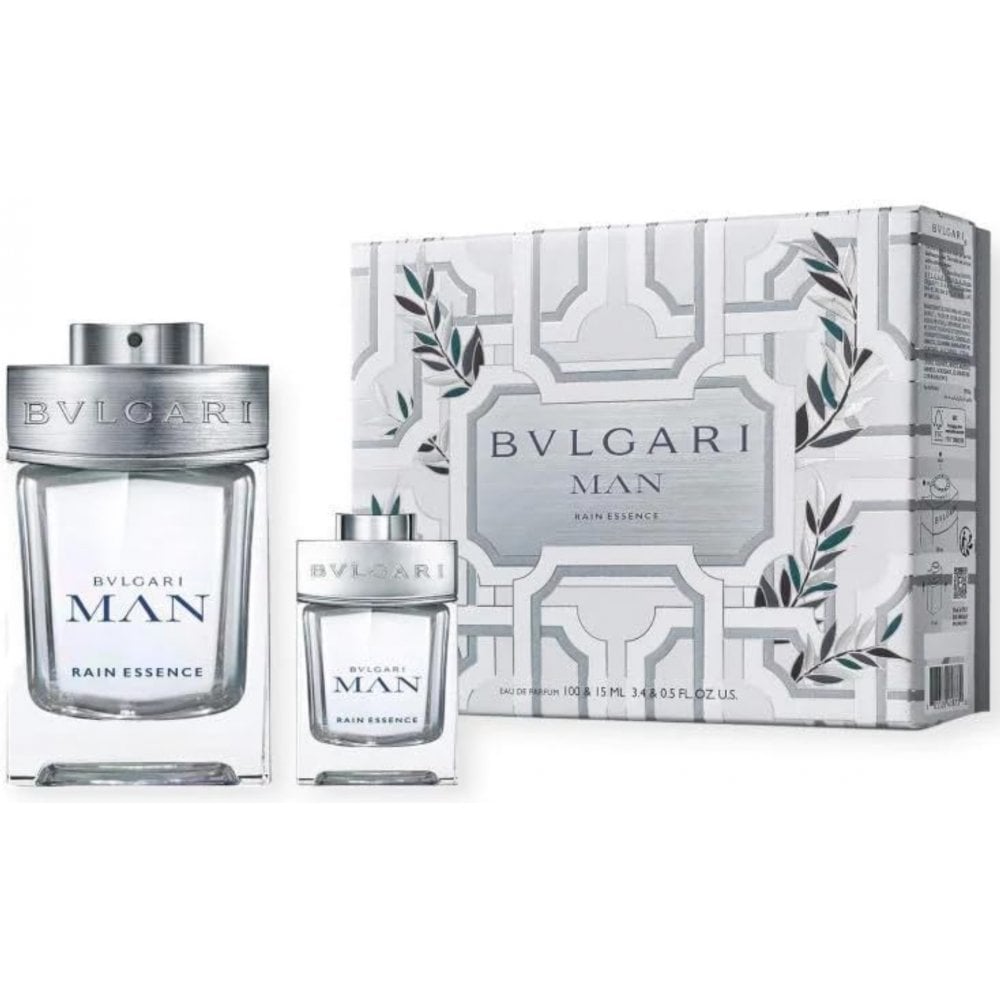 Bulgari Man Rain Essence Gift Set EDP 100ml Spray - EDP 15ml