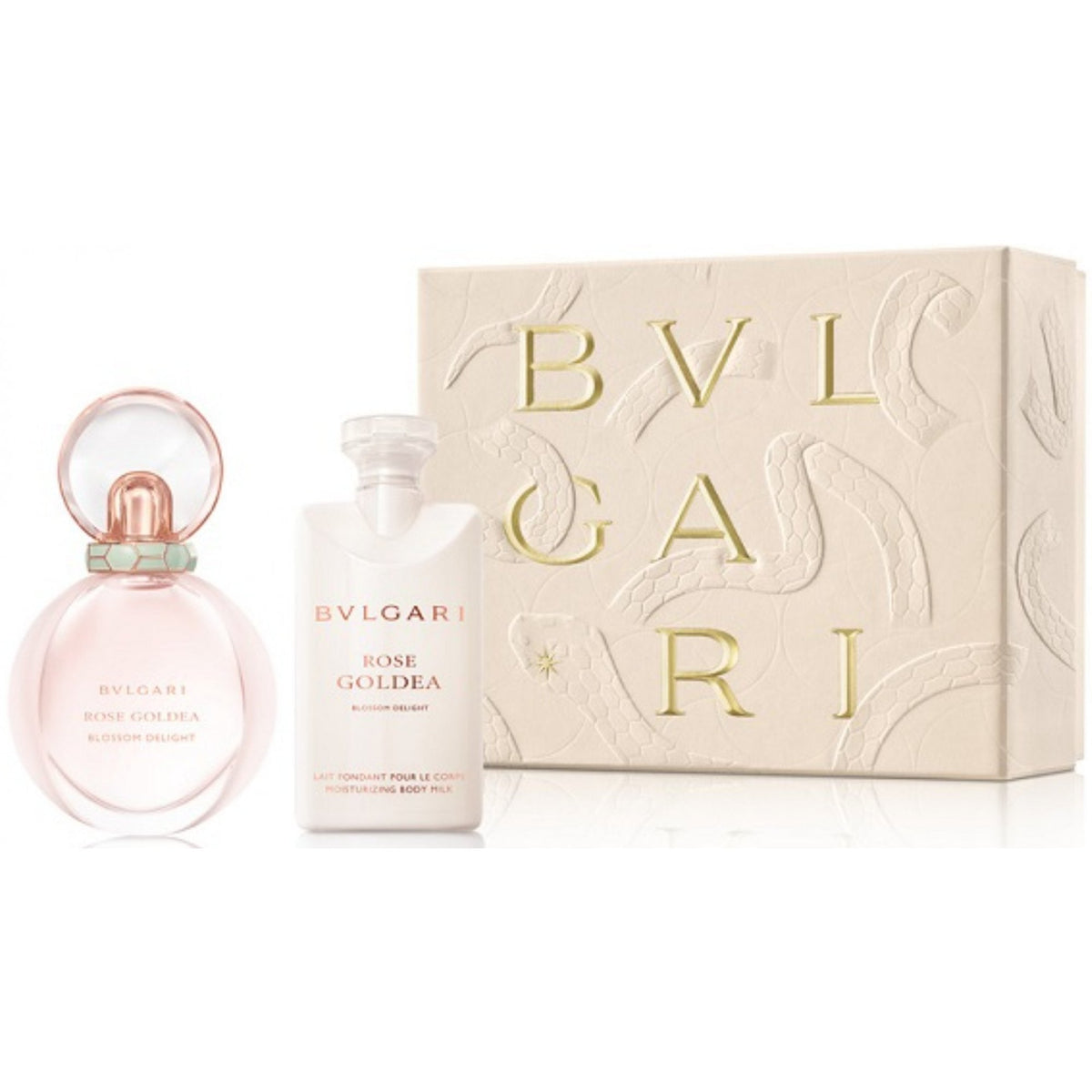 Bulgari Rose Goldea Blossom Delight Gift Set EDP 50ml Spray + Body Lotion 75ml