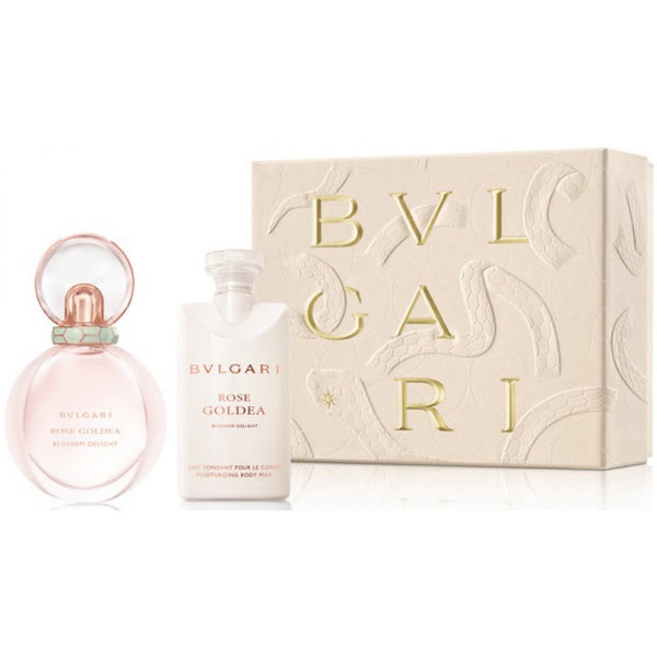 Bulgari Rose Goldea Blossom Delight Gift Set EDP 50ml Spray + Body Lotion 75ml