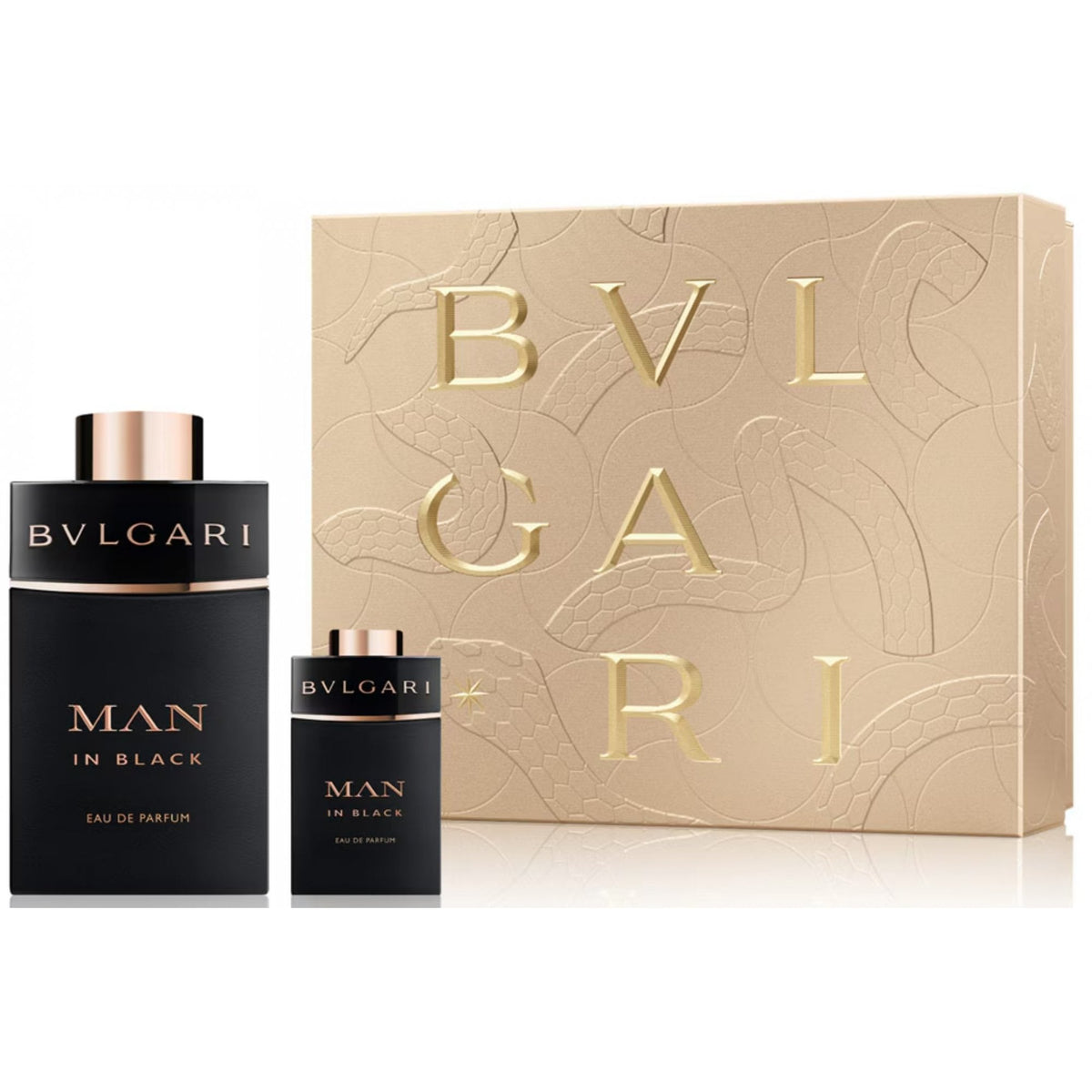 Bulgari Man In Black Set: EDP Spray 100ml + EDP 15ml