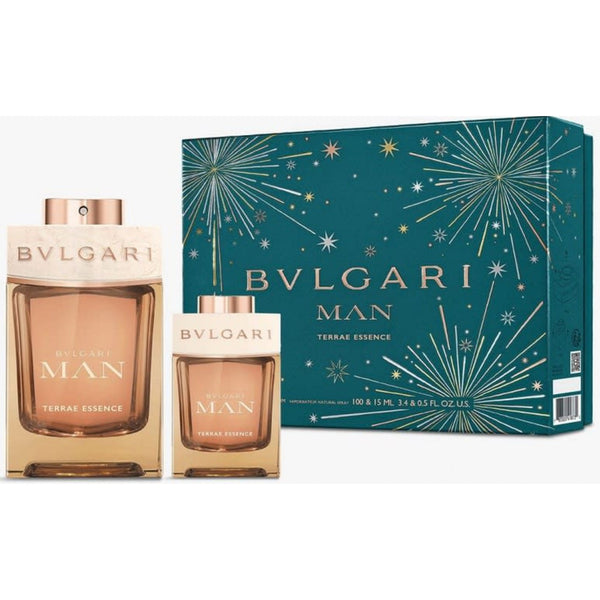Bvlgari Man Terrae Essence Gift Set 100ml EDP Spray + EDP 15ml