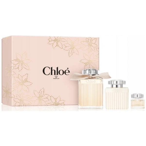 Chloe Gift Set EDP 100ml Spray - Body Lotion 100ml - EDP 5ml