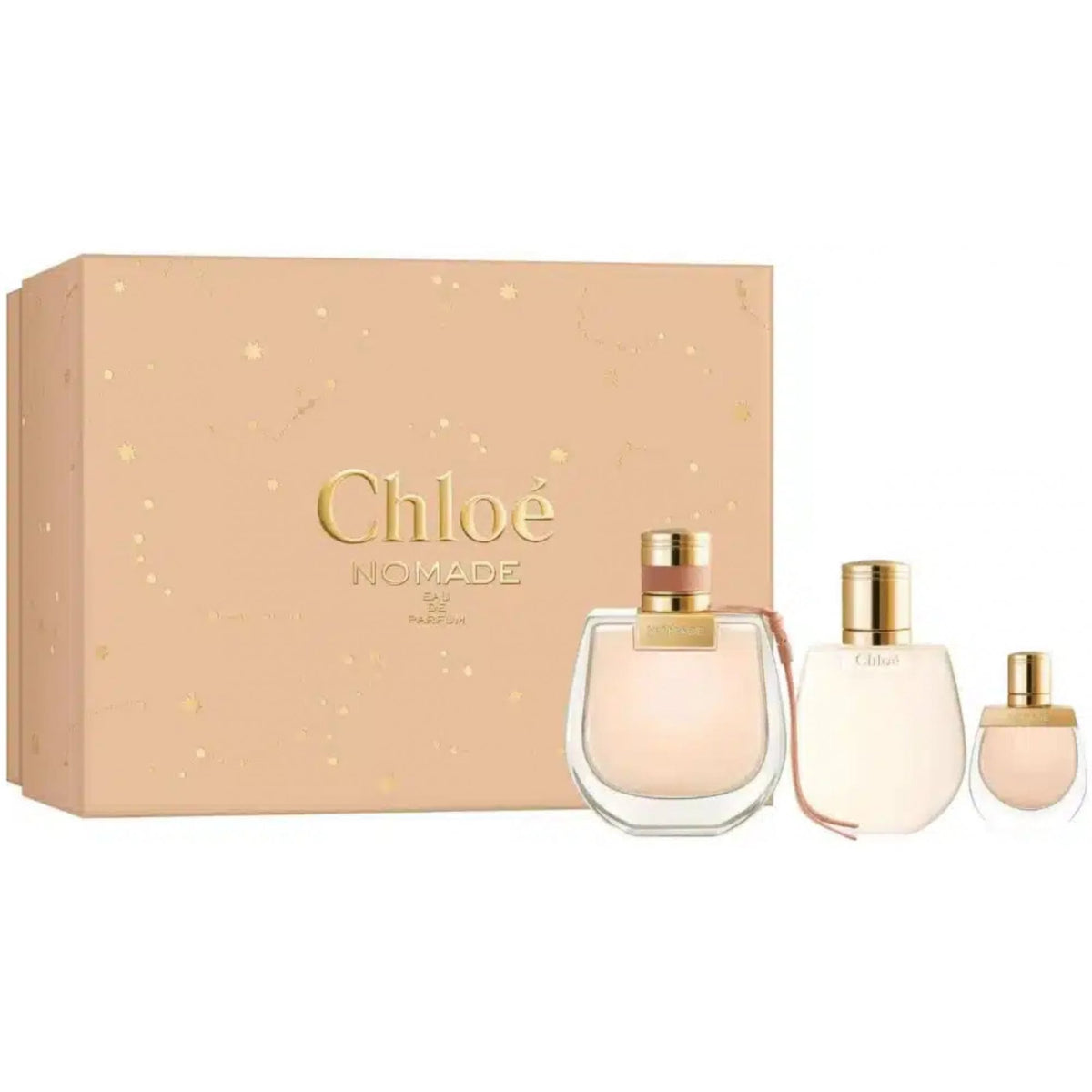 Chloe Nomade Gift Set 75ml EDP Spray + 100ml Body Lotion + 5ml EDP