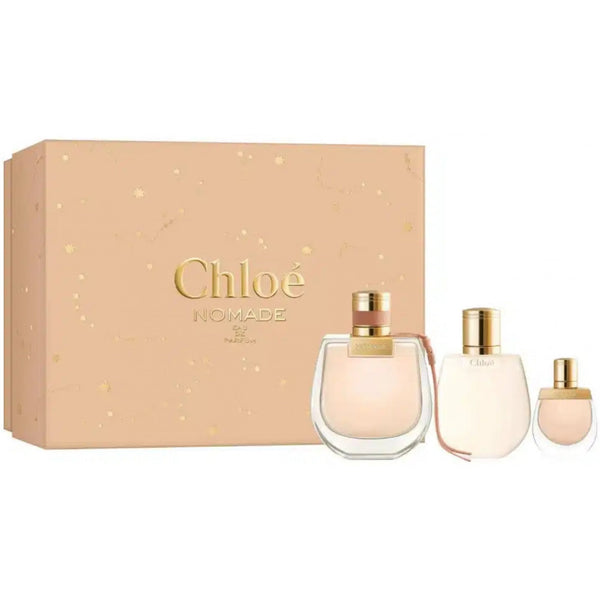Chloe Nomade Gift Set 75ml EDP Spray + 100ml Body Lotion + 5ml EDP