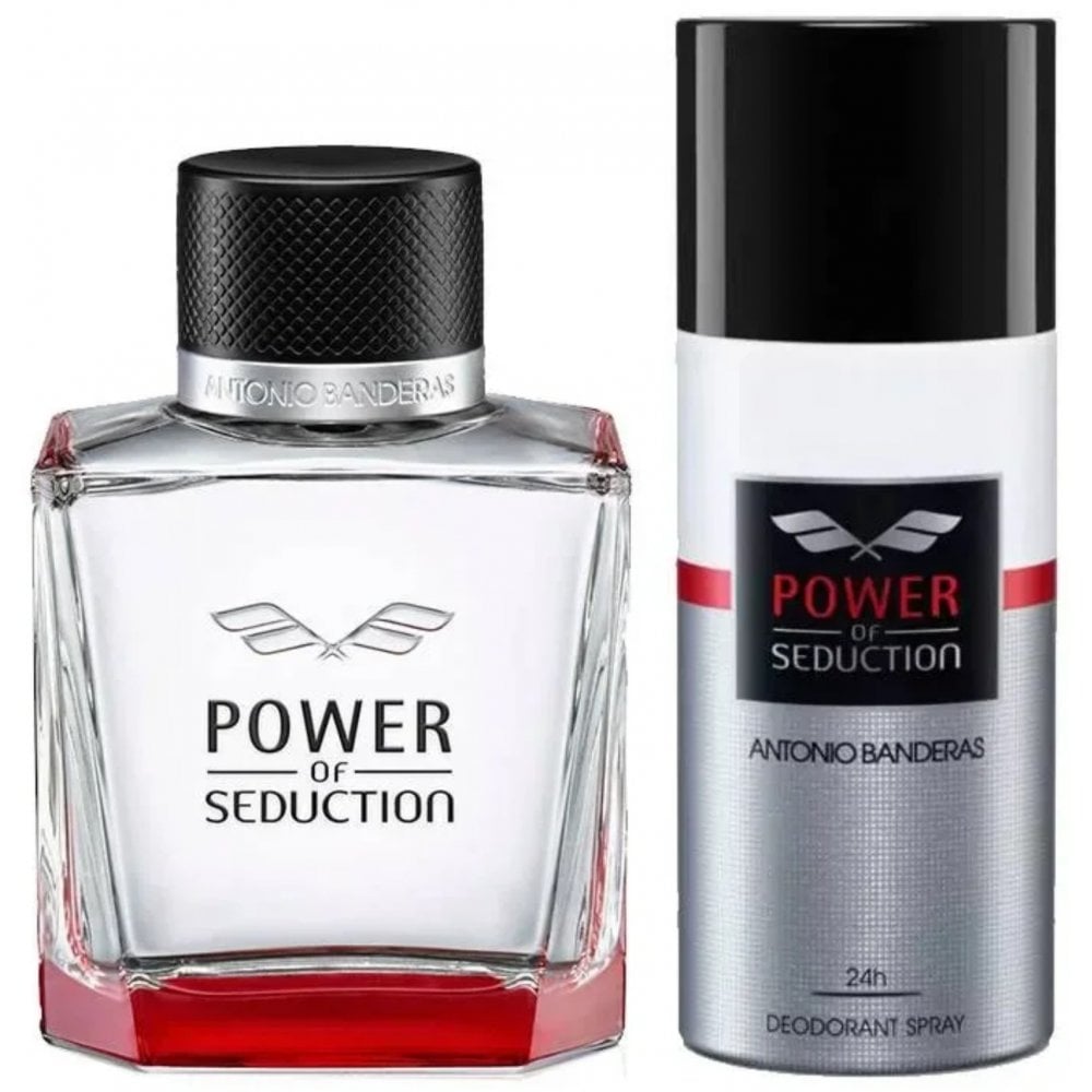 Antonio Banderas Power Of Seduction Gift Set 100ml EDT Spray - Deodorant Spray 150ml