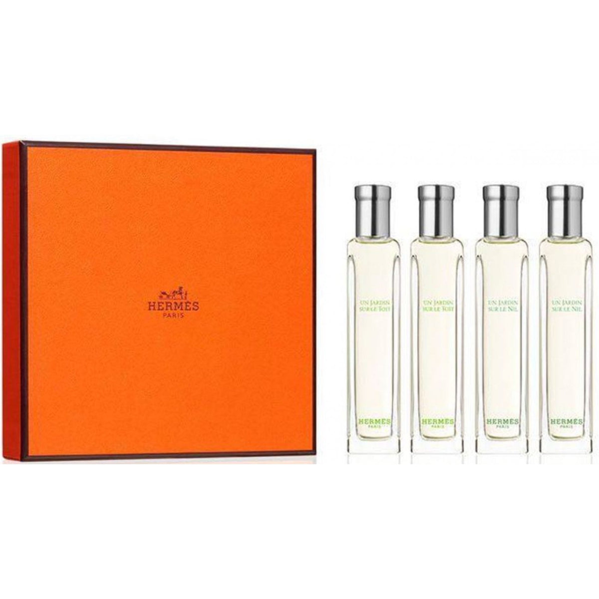 Hermes La Collection Des Parfums Jardin Gift Set Eau de Toilette 4 x 15ml