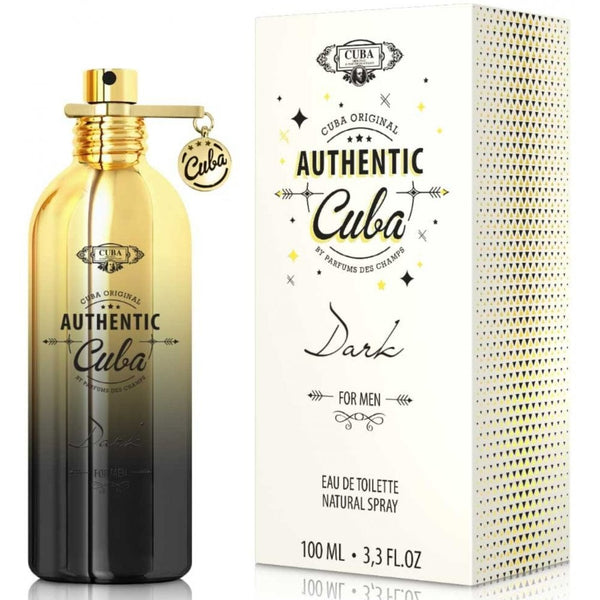 Cuba Authentic Dark For Men 100ml EDT Spray