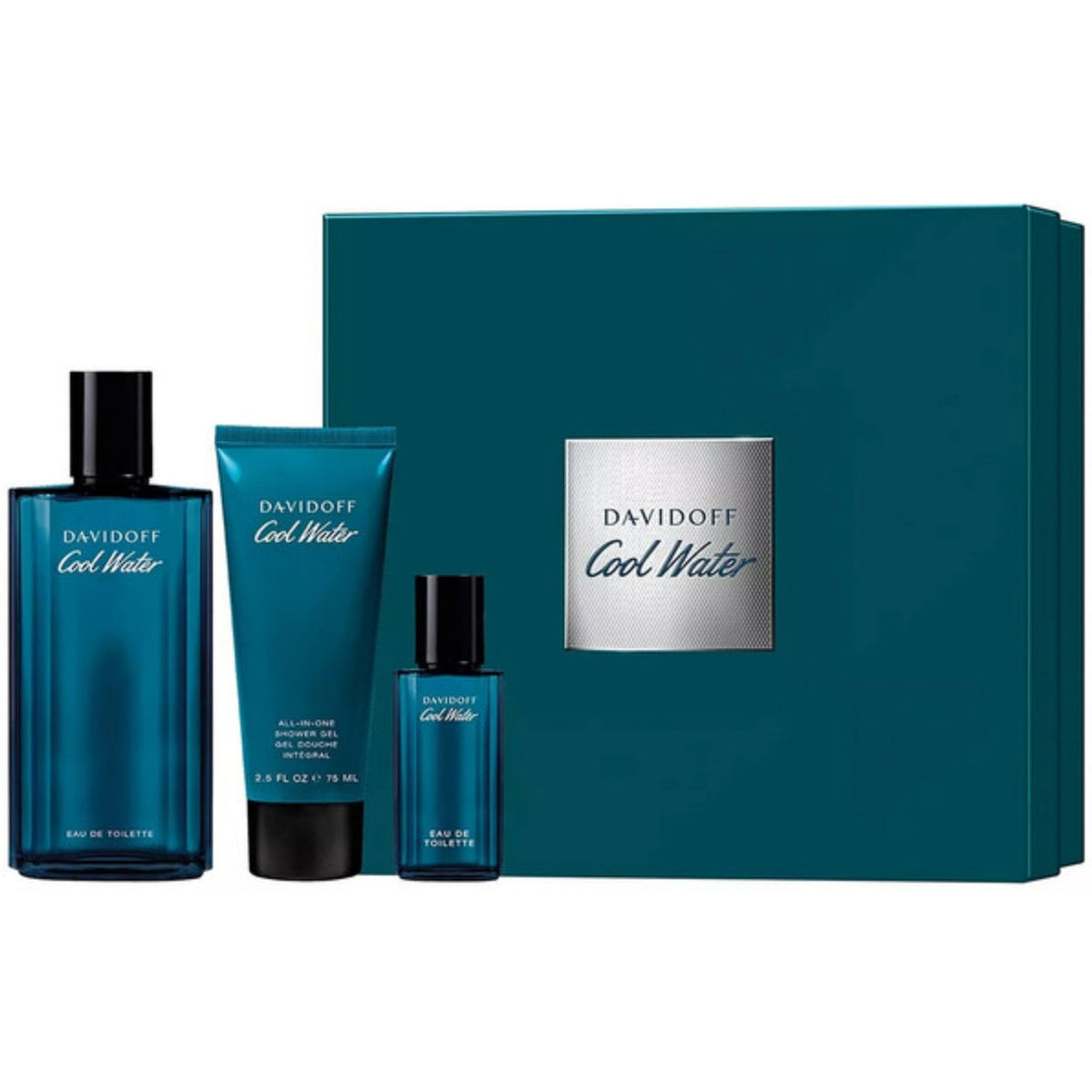 Davidoff Cool Water Gift Set 75ml EDT Spray - Deodorant Stick 70g