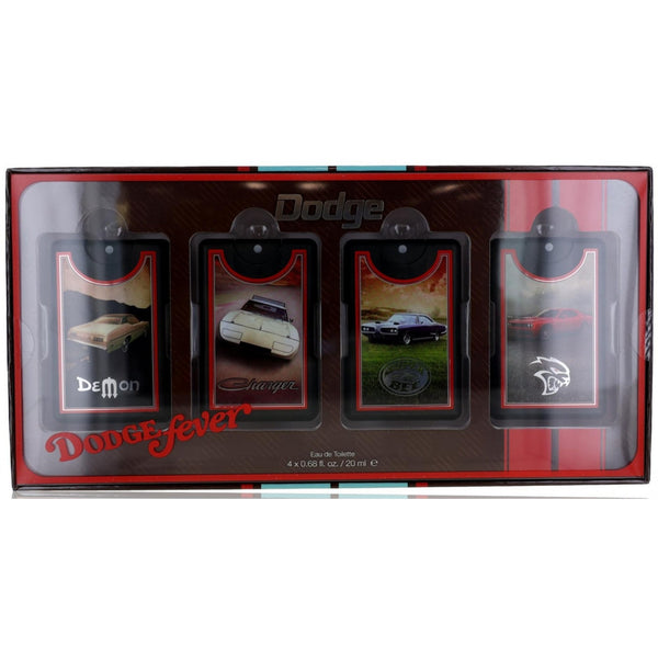 Dodge Legacy Dodge Fever Gift Set: EDT Demon 20ml - EDT Charger 20ml - EDT Super Bee 20ml - EDT SRT 20ml