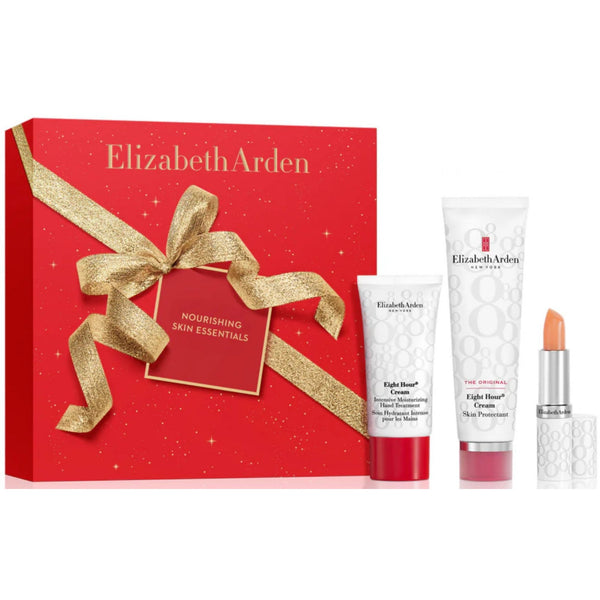 Elizabeth Arden Eight Hour Gift Set: Face Cream 50ml - Hand Cream 30ml - Lip Balm 3.5g