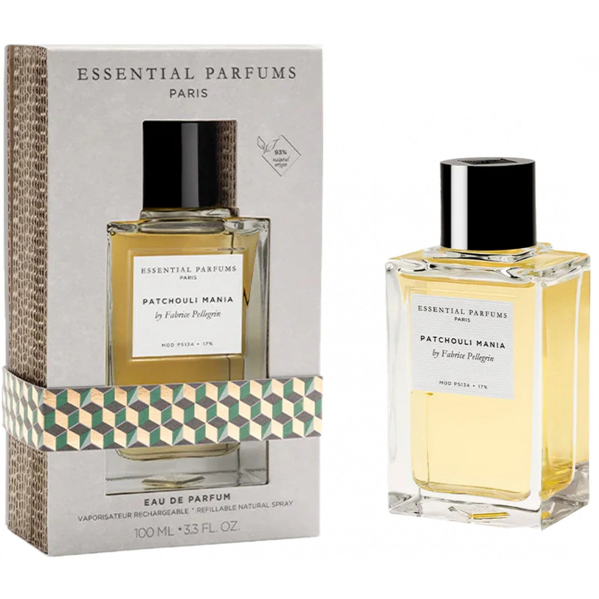 Essential Parfums Patchouli Mania 100ml Refillable EDP Spray