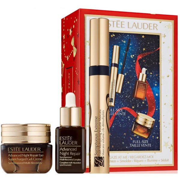 Estee Lauder Set: Advanced Night Repair Eye Gel 15ml + Sumptous Extreme Mascara 8ml + Advanced Night Repair Complex Serum 15ml