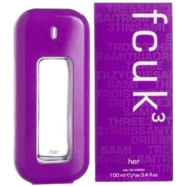 FCUK 3 Her 100ml EDT Spray