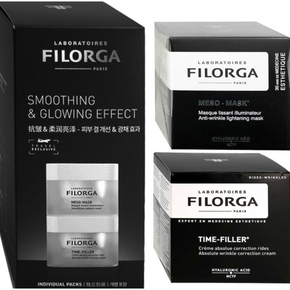 Filorga Smoothing & Glowing Effect Travel Gift Set: Cream 50ml - Face Mask 50ml