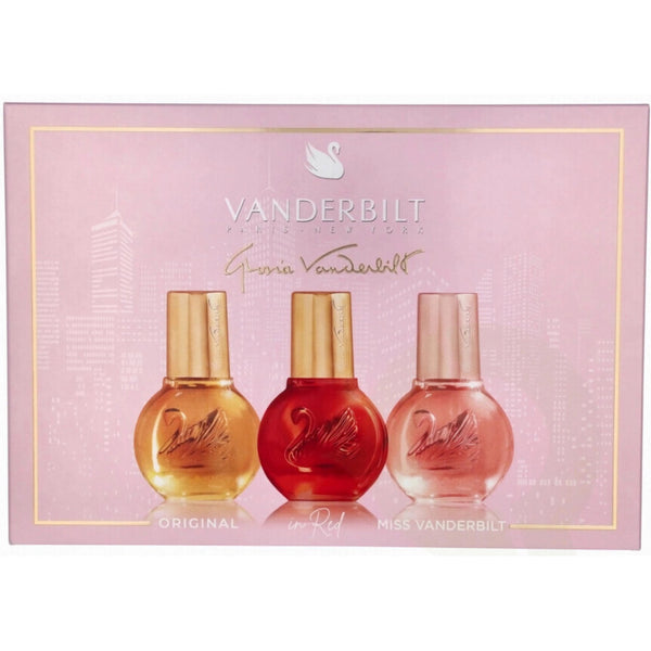 Gloria Vanderbilt Gift Set 30ml EDT Spray - In Red 30ml EDT Spray - Miss Vanderbilt 30ml EDT Spray