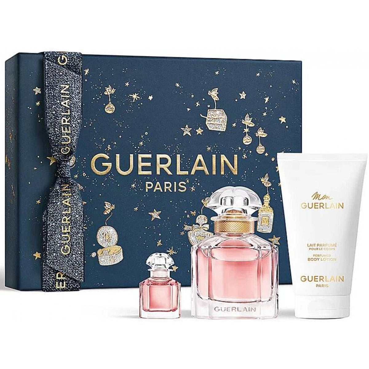 Guerlain Mon Guerlain Gift Set 50ml EDP Spray - EDP 5ml - Body Lotion 50ml